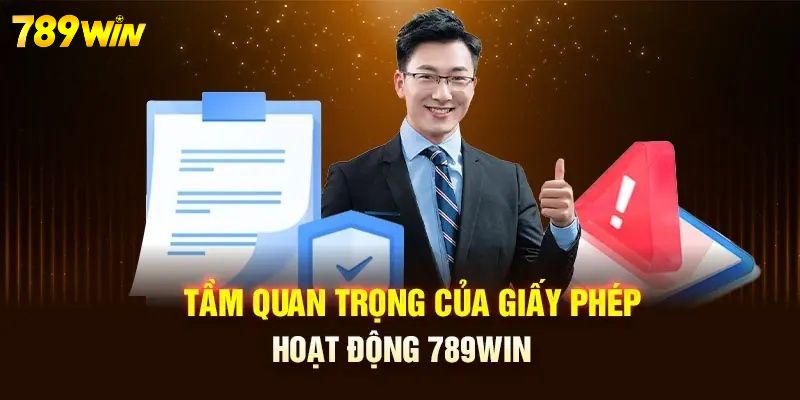 Sự cần thiết của giấy phép hoạt động 789WIN