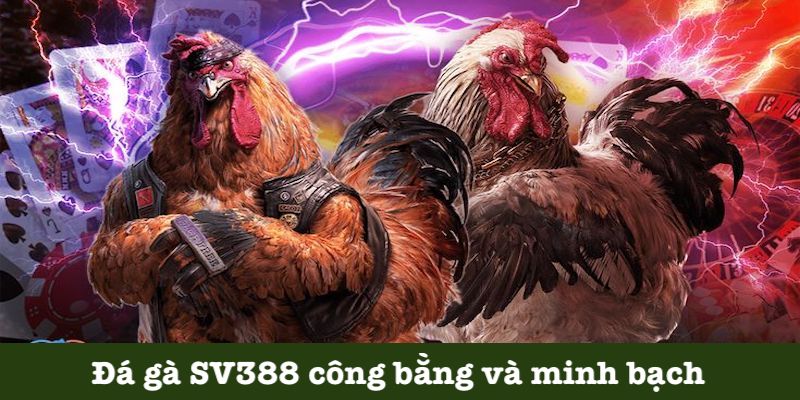 Đá gà SV388 tại 789WIN công bằng