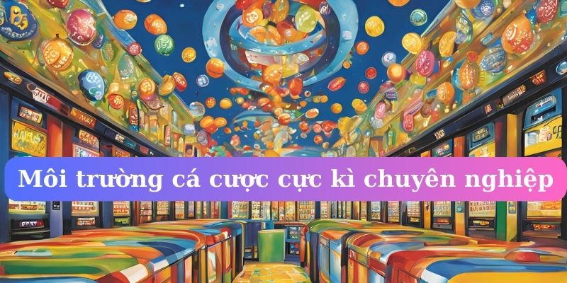 Môi trường cá cược cực kì chuyên nghiệp